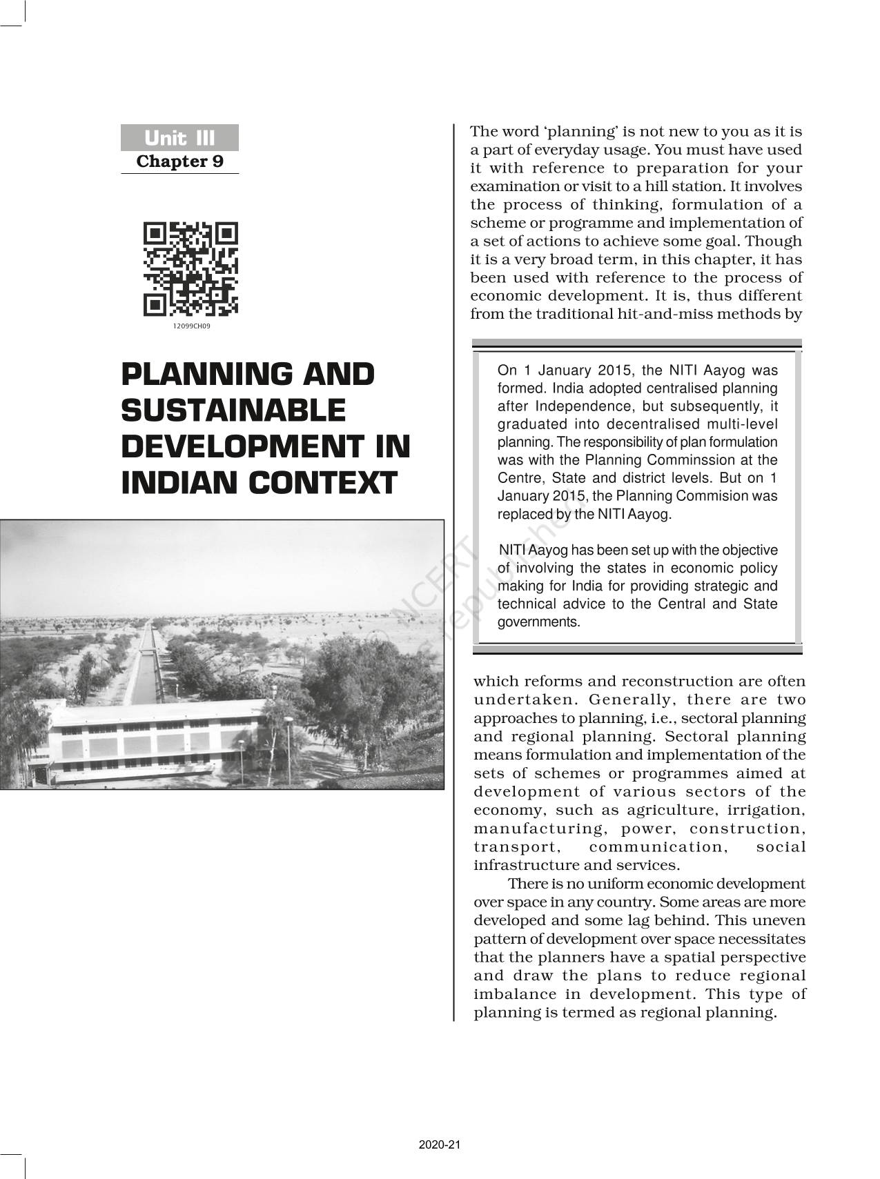 Planning And Sustainable Development In Indian Context - NCERT Book Of ...